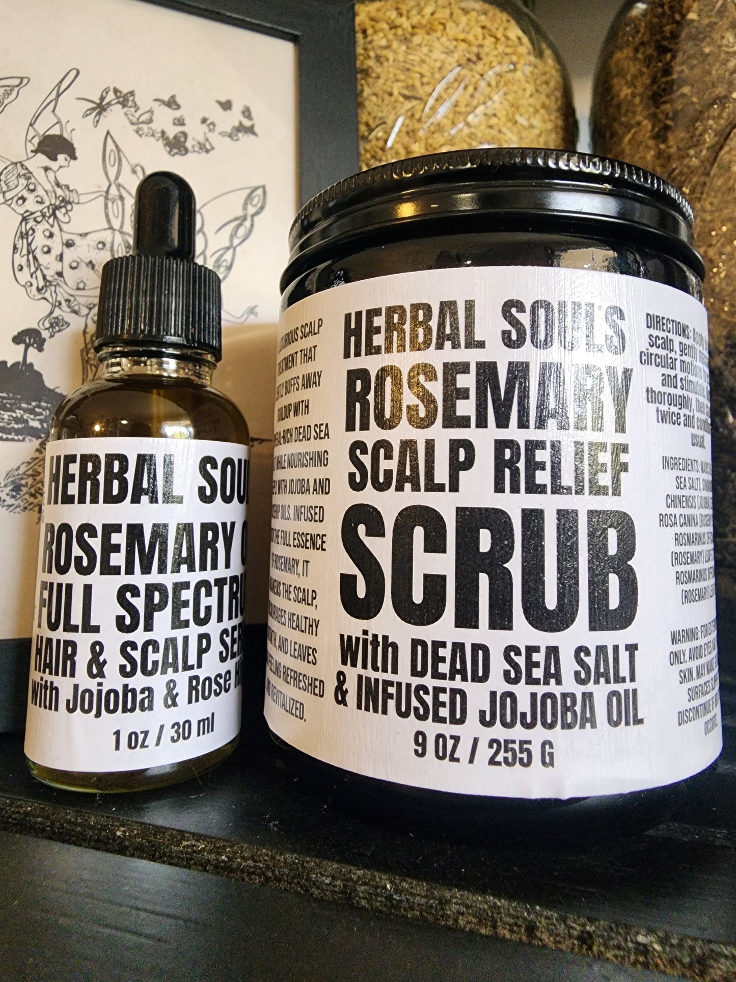 9 OZ ROSEMARY SCALP TREATMENT WITH 1 OZ ROSEMARY OIL
