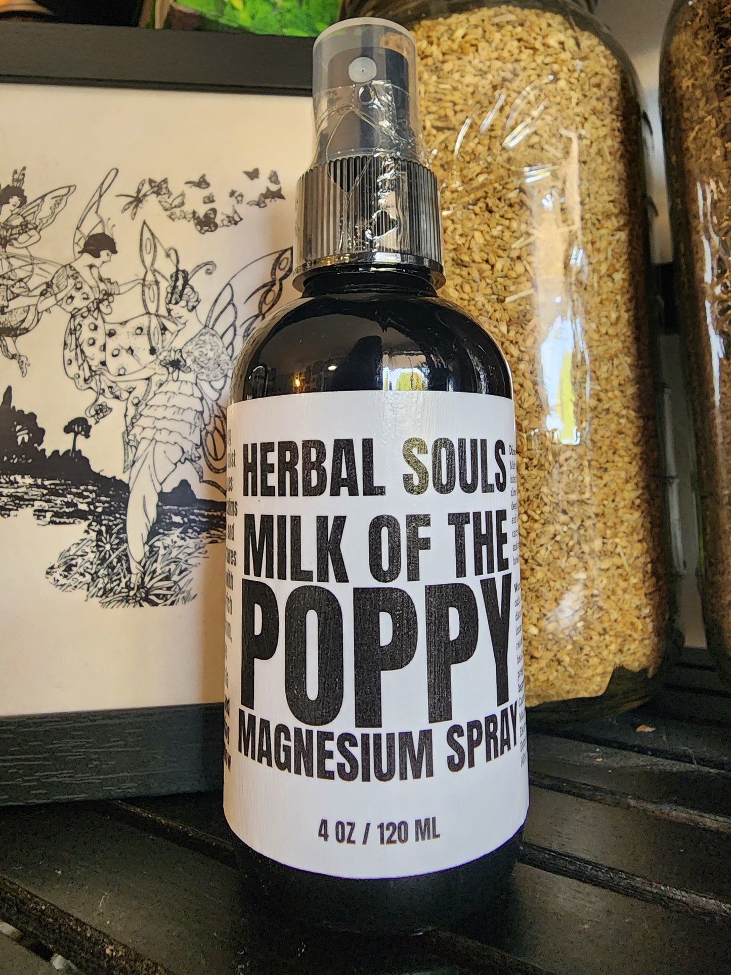 MILK OF THE POPPY MAGNESIUM RELIEF SPRAY 4 OZ