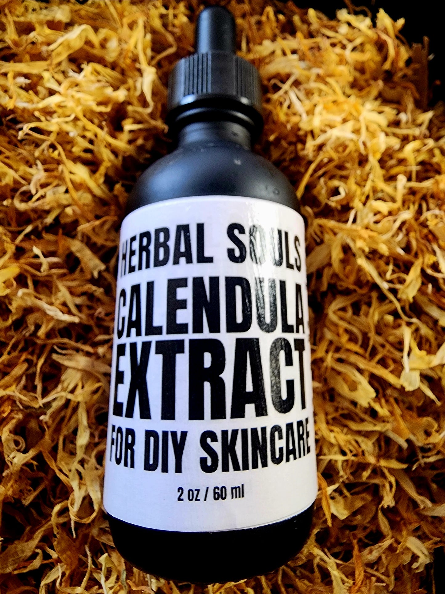 2oz CALENDDULA EXTRACT for DIY skincare (hydrosol toners, hyaluronic acid serums and magnesium sprays)