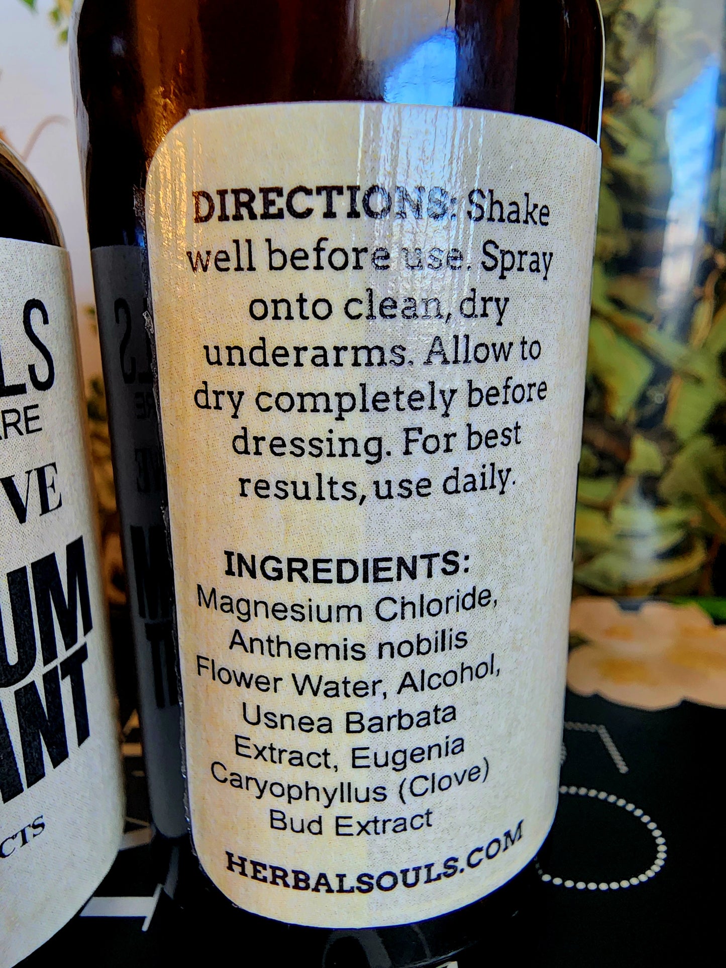 Usnea & Clove Magnesium Deodorant 2oz