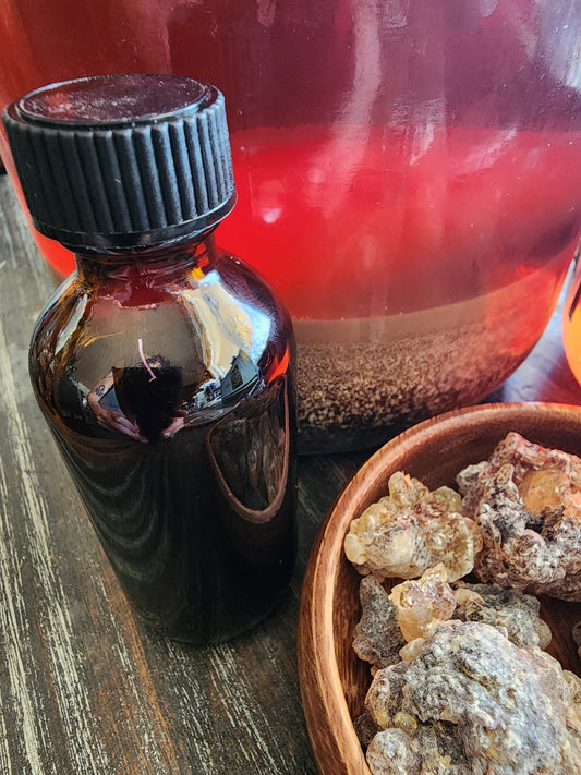 2 oz Black Sacra Frankincense Extract (for DIY skincare tone & hyaluronic acid serums)