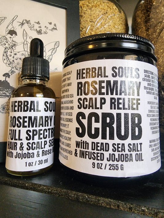 9 OZ ROSEMARY SCALP TREATMENT WITH 1 OZ ROSEMARY OIL