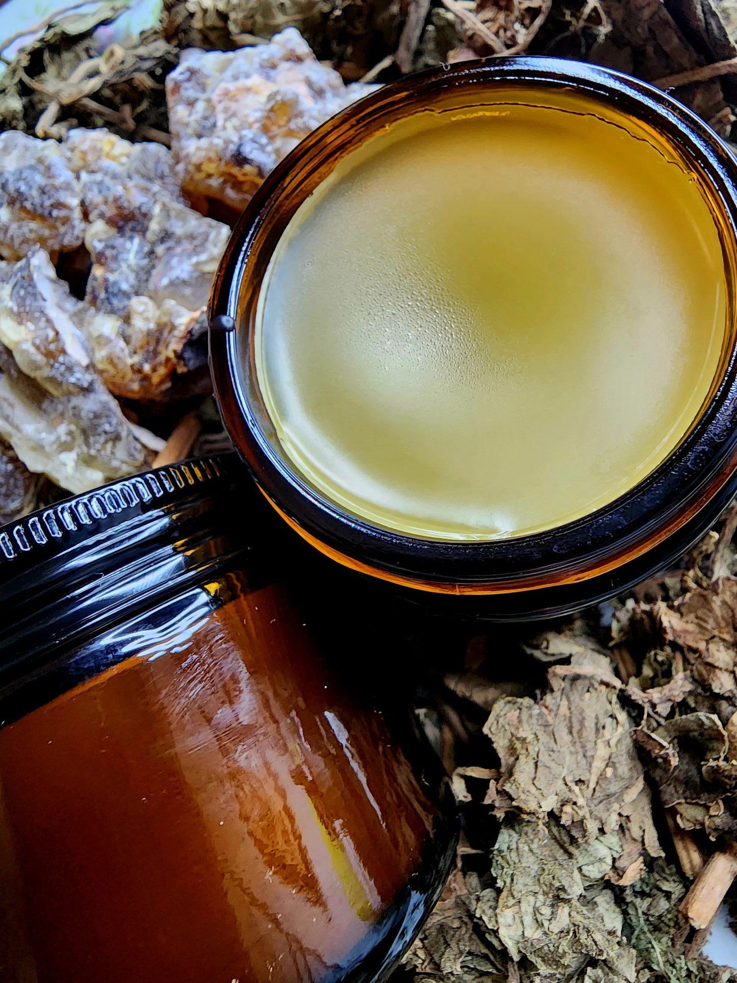 2 oz Patchouli & Boswellic Acid body Renewal salve with Refined Frankincense Resin
