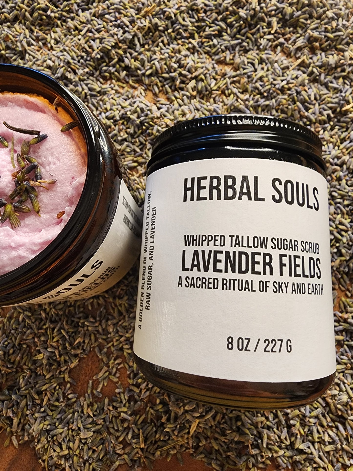 Lavender Feilds Whipped Tallow Scrub 8oz