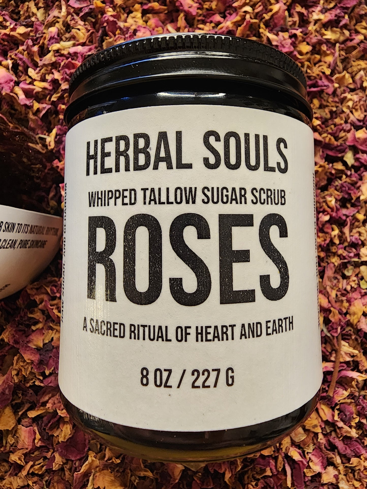 Roses Whipped Tallow Sugar Scrub 8 oz