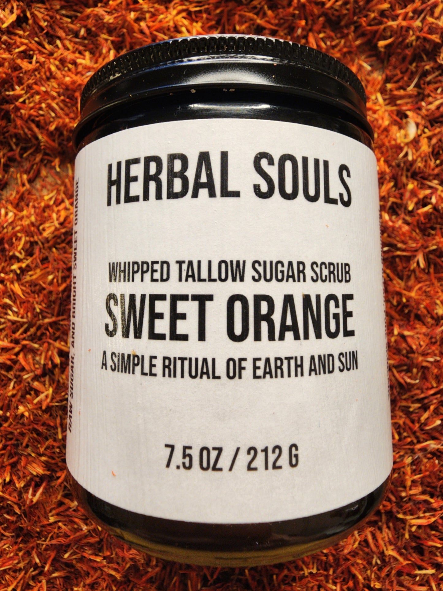 Sweet Orange Whipped Tallow Sugar Scrub 7.5 oz