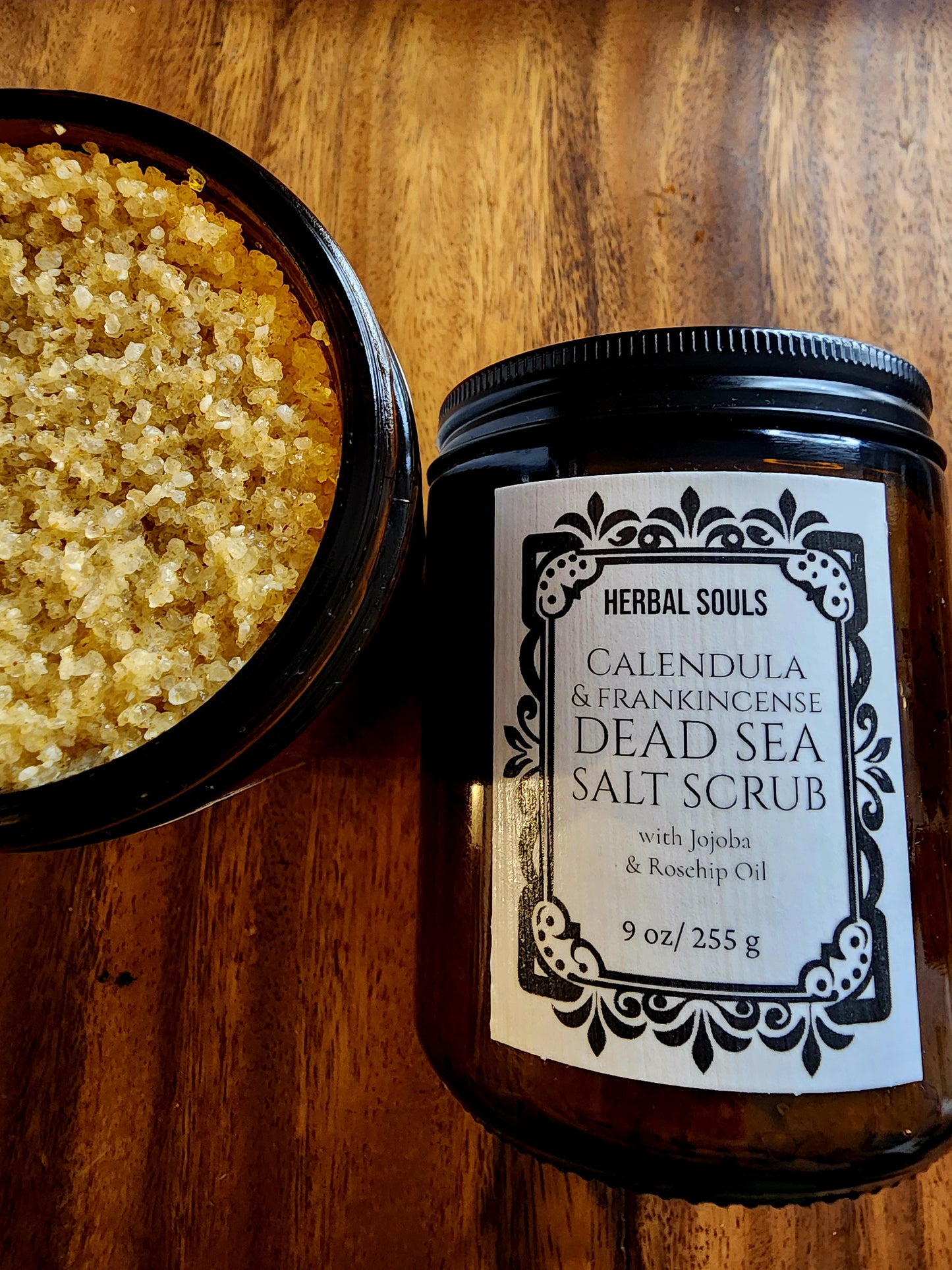Calendula & Frankincense Dead Sea Salt Scrub 9 oz