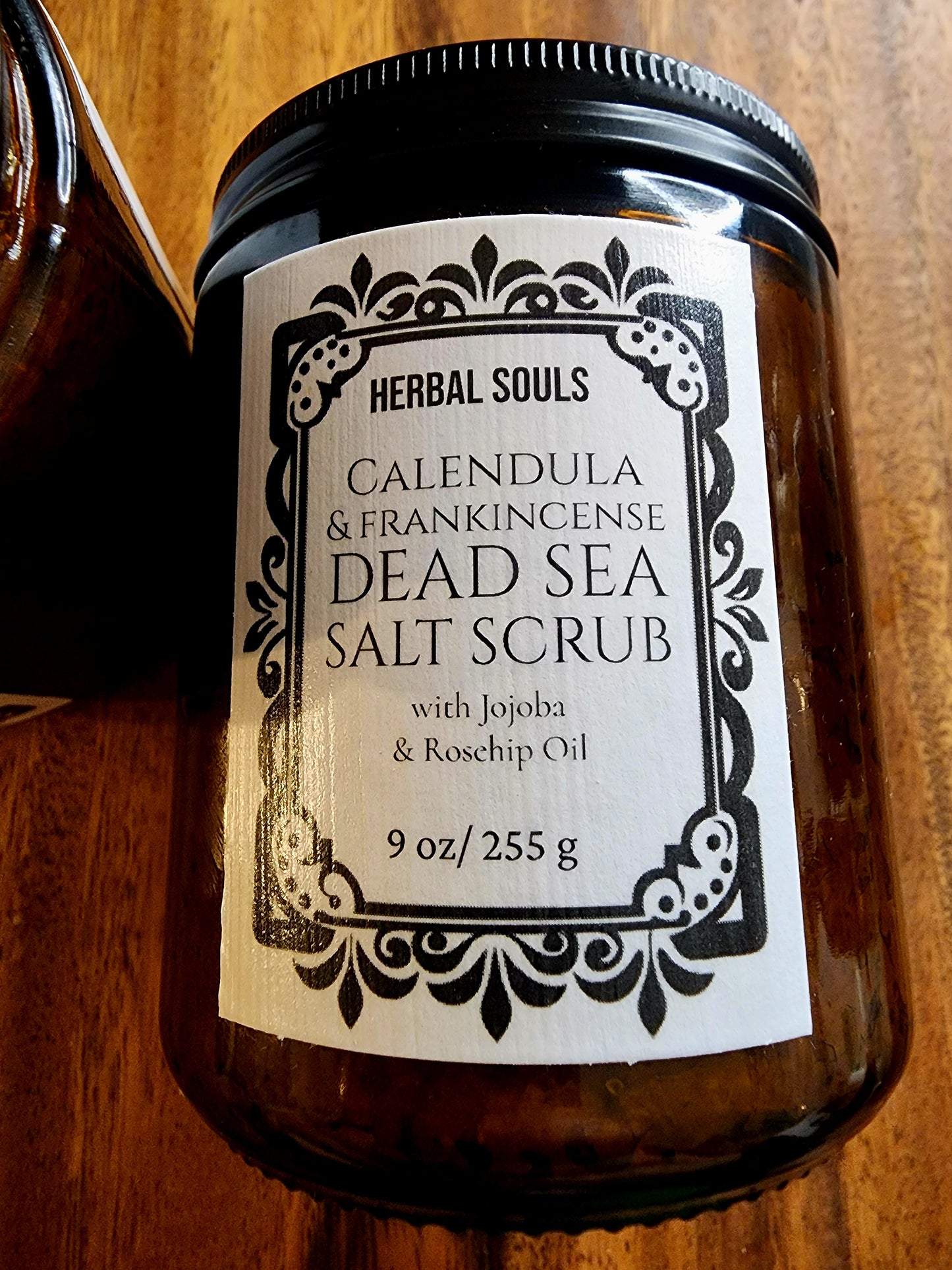 Calendula & Frankincense Dead Sea Salt Scrub 9 oz