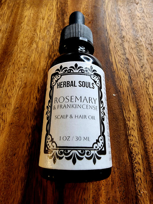 Rosemary & Frankincense Hair and Scalp Recovery Oil (1 oz)
