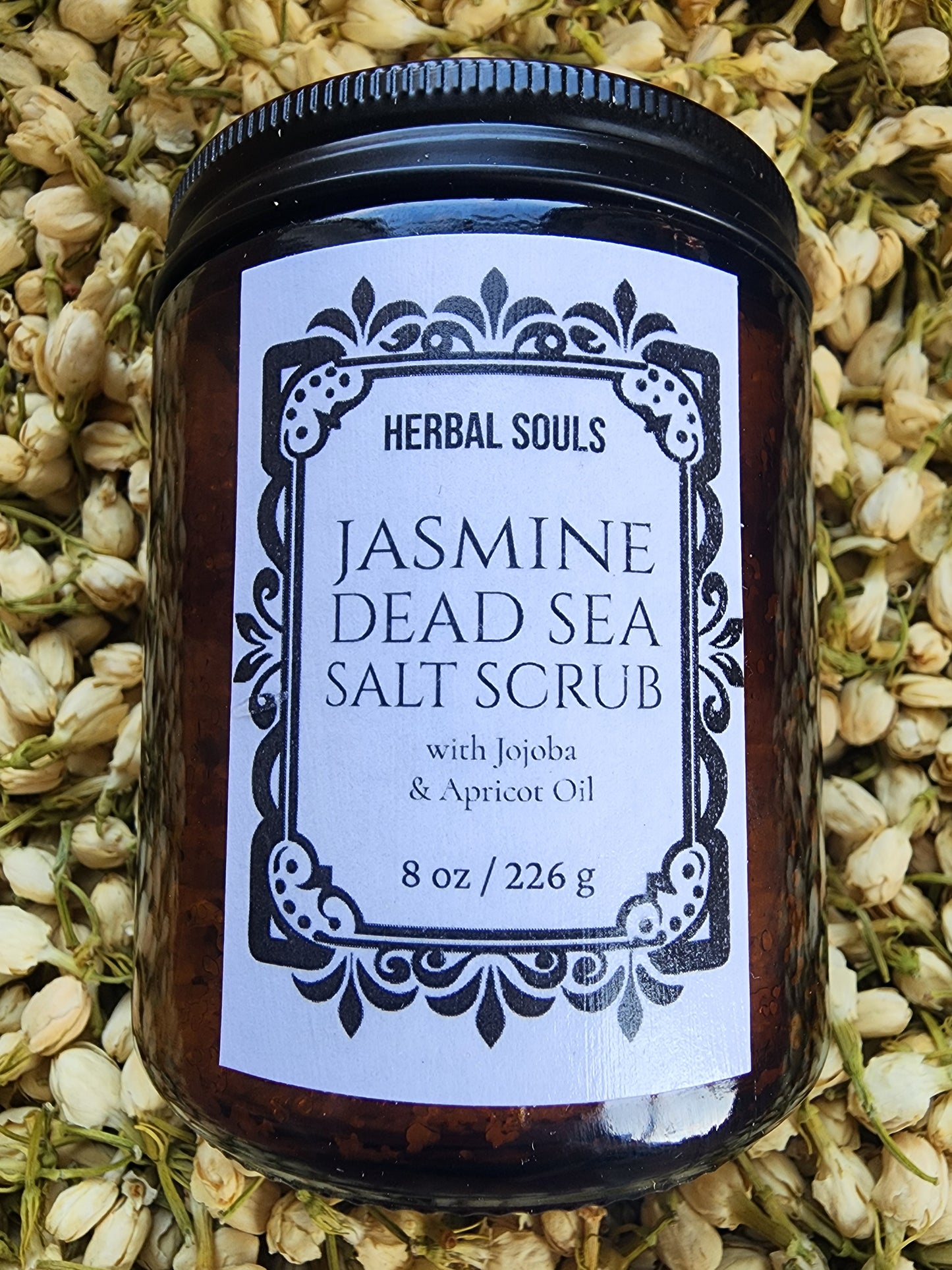 Jasmine Dead Sea Salt Scrub 8oz