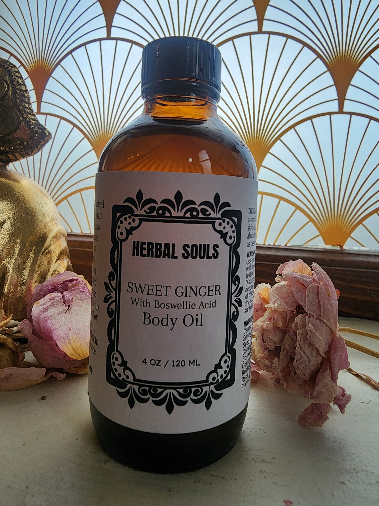 Sweet Ginger Body Oil with Boswellic Acid 4oz