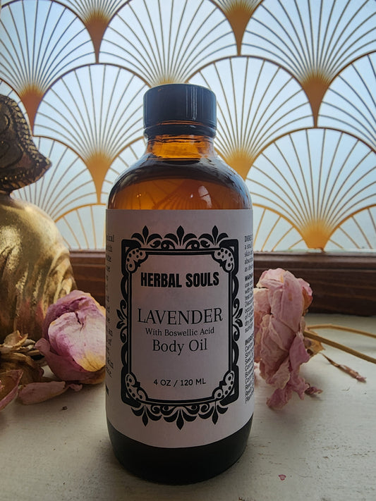 Lavender Body Oil with boswellic Acid 4oz