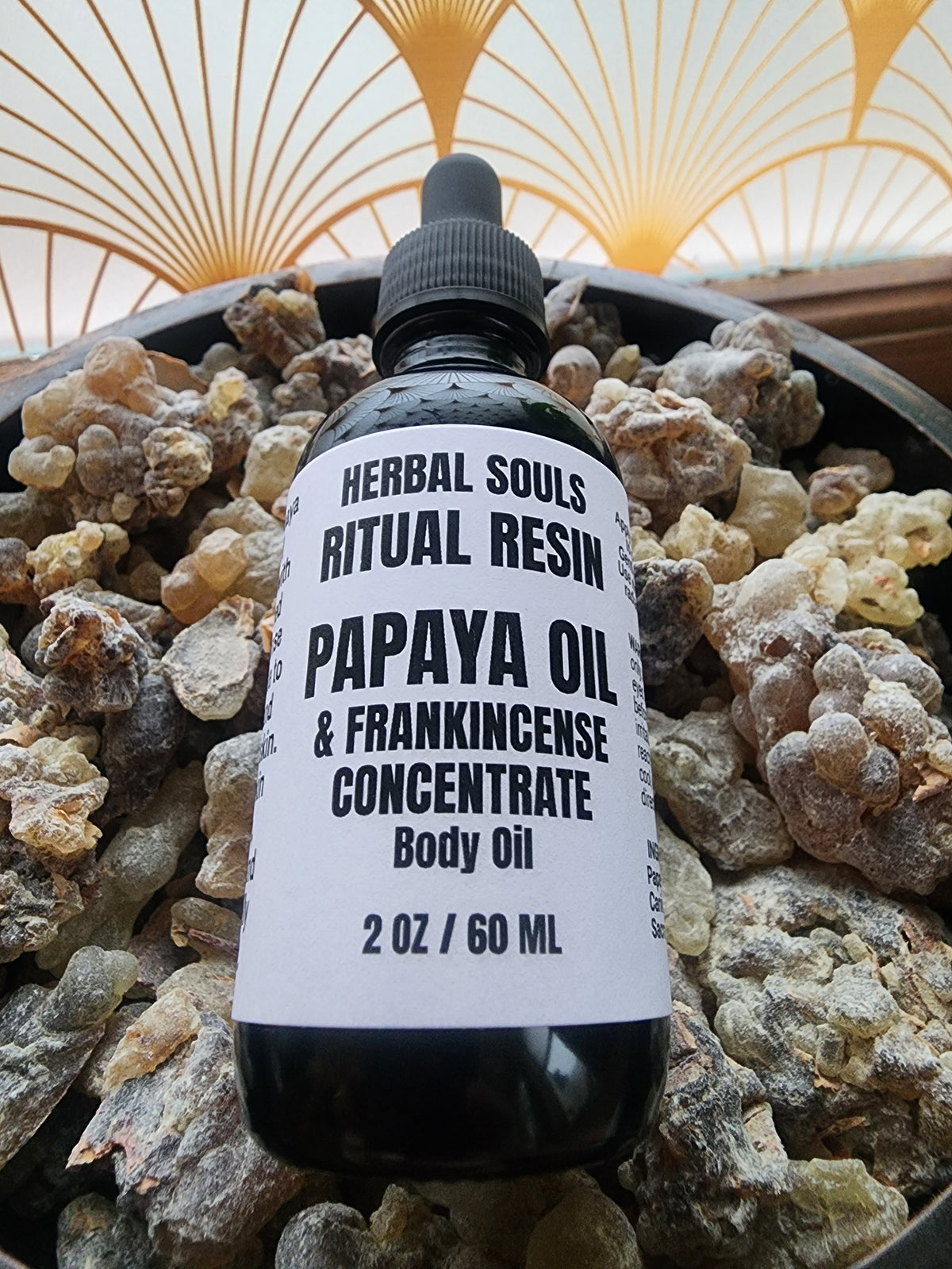 Papaya Body oil with Frankincense Concentrate 2oz